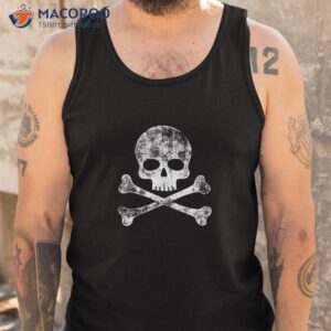 skull crossbones skeleton jolly roger shirt tank top