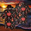 Skull Day Of The Dead Flower Hawaiian Shirt