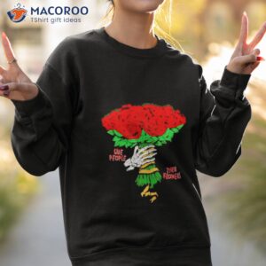 skull hand give people their flowers shirt sweatshirt 2