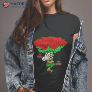 Skull Hand Give People Their Flowers Shirt