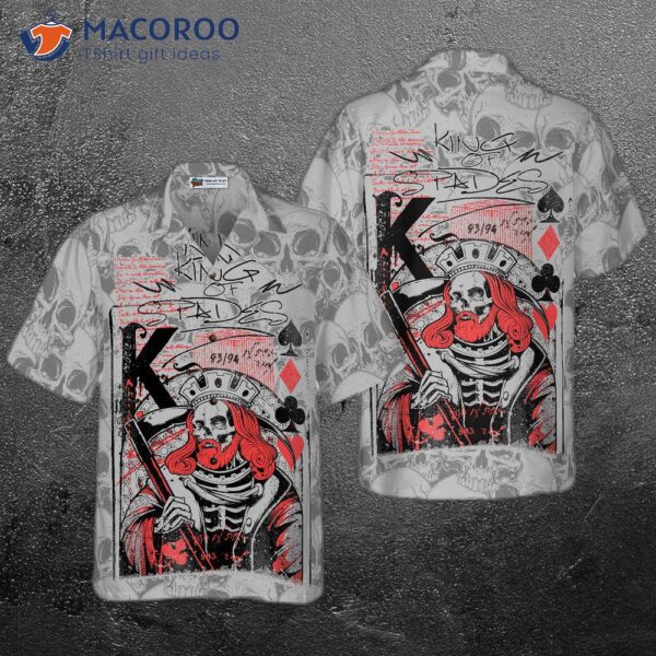 Skull King Spades Hawaiian Shirt: Best Shirt For And