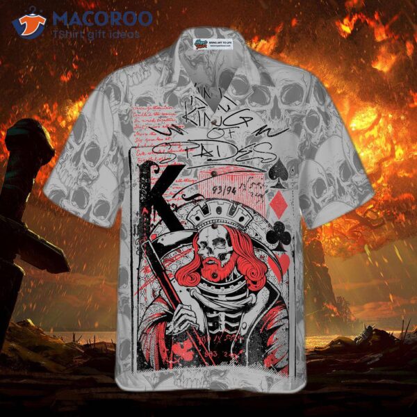 Skull King Spades Hawaiian Shirt: Best Shirt For And