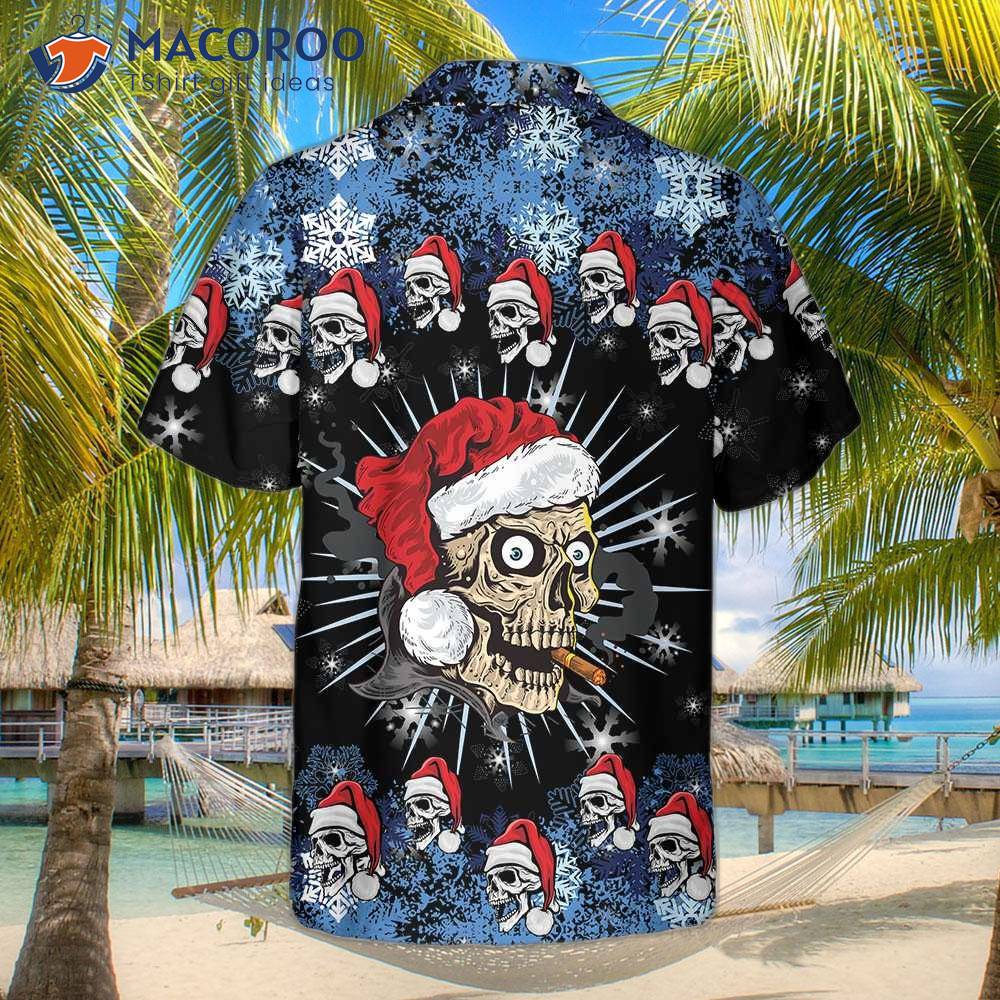 Skull Naughty Face Christmas Edition Hawaiian Shirt, Unique Gift For Skull Naughty Face Christmas Edition Hawaiian Shirt, Unique Gift For