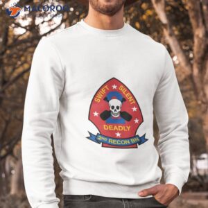 skull silent swift deadly 2nd recon bn shirt sweatshirt
