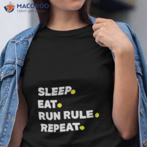 sleep eat runrule repeat sooners softball shirt tshirt