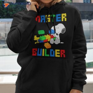 snoopy and woodstock autism master builder shirt hoodie