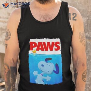 snoopy and woodstock paws shirt tank top