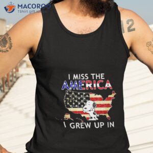 snoppy i miss the america i grew up in shirt tank top 3