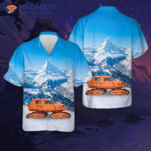Snowcat Skiing Started In 1959 With The Tucker Sno-cat Hawaiian Shirt.