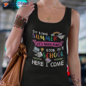 so long summer back to school kids vacation shirt tank top 4