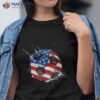 Soccer American Flag 4th Of July T Shirt Kids Boys Girls