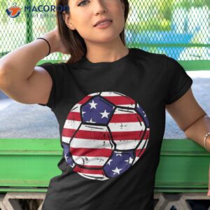 soccer ball fourth 4th of july football sports patriotic shirt tshirt 1