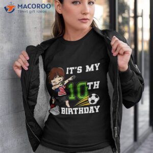 Soccer Boy It’s My 10th Birthday American Flag Shirt