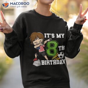 soccer boy it s my 8th birthday american flag shirt sweatshirt 2