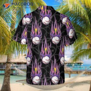 softball with a hotrod flame hawaiian shirt 1