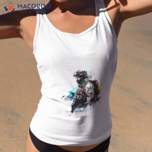 Soldier Watercolor Battlefield Shirt 1 soldier watercolor battlefield shirt tank top 2