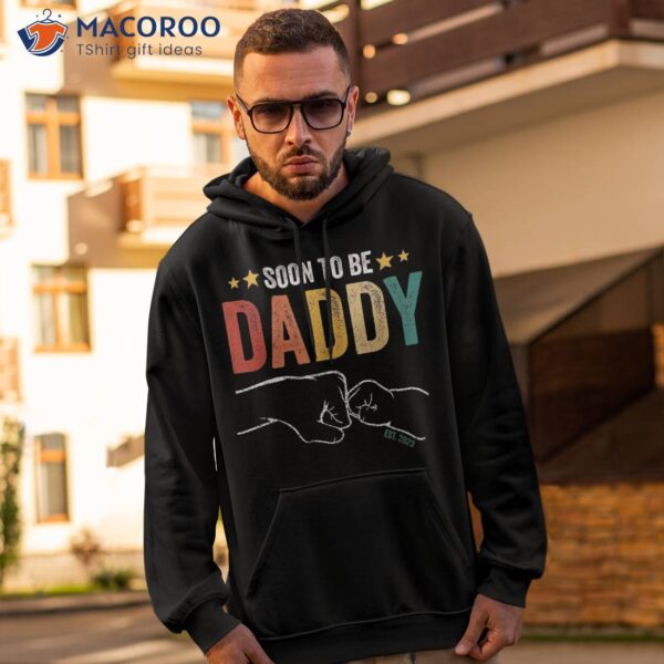 Soon To Be Daddy Est.2023 Retro Vintage Dad Father’s Day Shirt