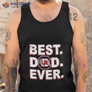south carolina gamecocks best dad ever logo shirt tank top