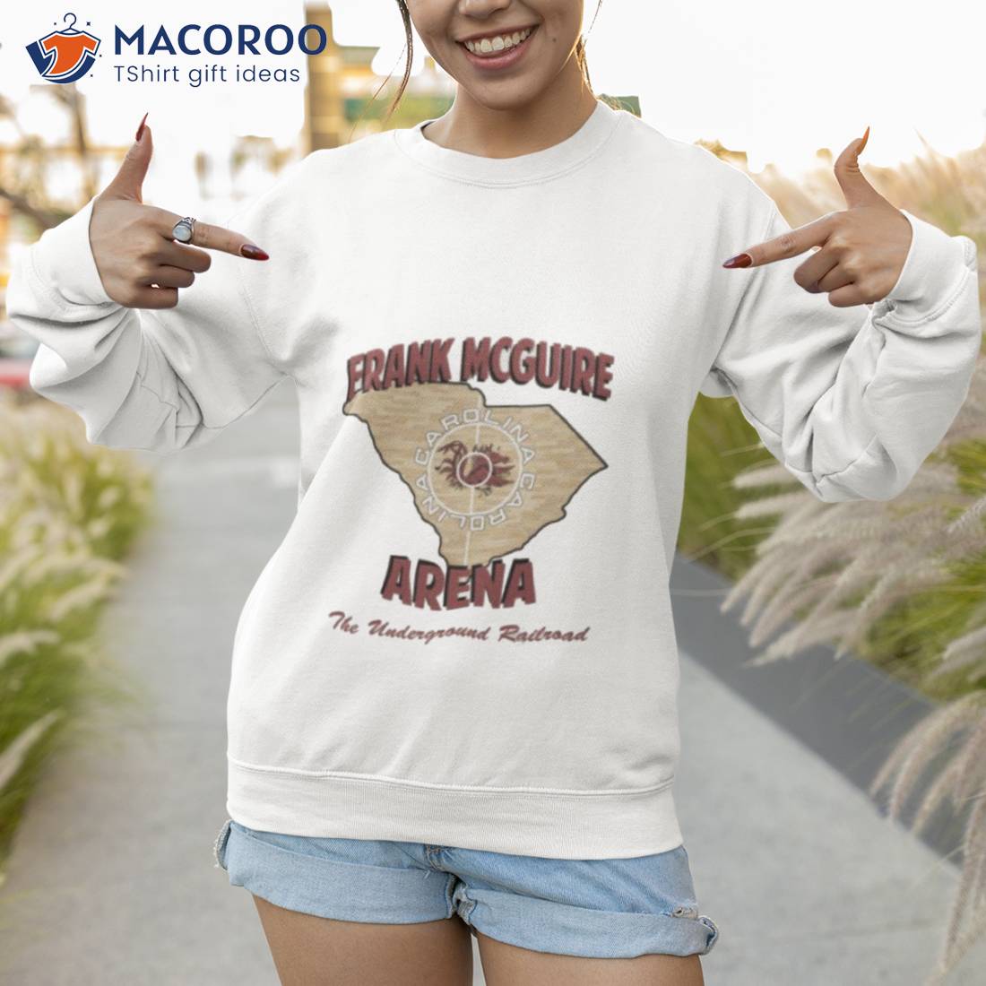 South Carolina Gamecocks Frank Mcguire Arena The Underground Railroad Shirt South Carolina Gamecocks Frank Mcguire Arena The Underground Railroad Shirt