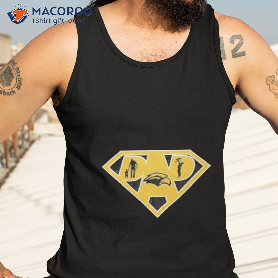 Southern Mississippi Golden Eagles Super Dad Shirt Southern Mississippi Golden Eagles Super Dad Shirt