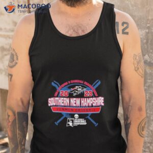 southern new hampshire 2023 ncaa division ii baseball championship shirt tank top