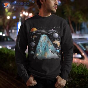 space cat galaxy cat funny for dad mom lover shirt sweatshirt