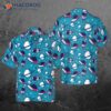 Space-themed Cartoon Hawaiian Shirt