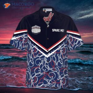 spare me bowling hawaiian shirt 3