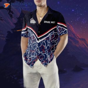 spare me bowling hawaiian shirt 4