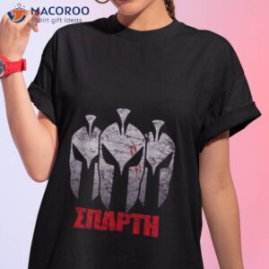 Spartans Masks Design Gladiator Movie Shirt