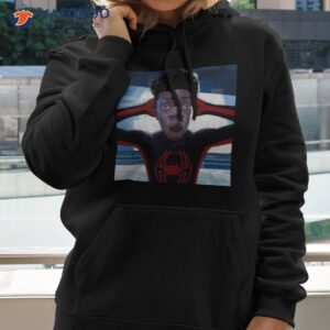 spiderman miles morales when kilometer immorales walks in t shirt hoodie