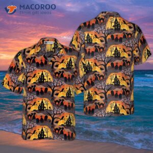 “spooky Night Halloween Hawaiian Shirt: Shirt For And “