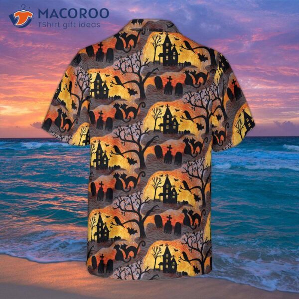 “spooky Night Halloween Hawaiian Shirt: Shirt For And “