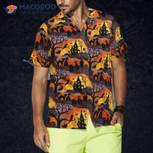 spooky night halloween hawaiian shirt shirt for and 2