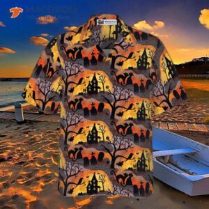 spooky night halloween hawaiian shirt shirt for and 3