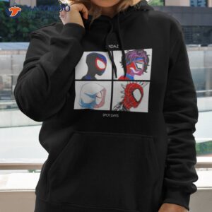 spot days spider man across the spider verse shirt hoodie