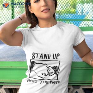 stand up protect trans youth shirt tshirt 1
