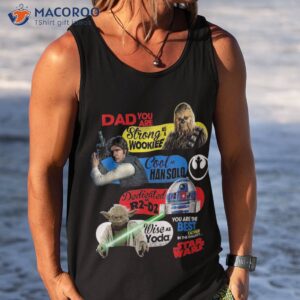 star wars best father in the galaxy graphic shirt tank top