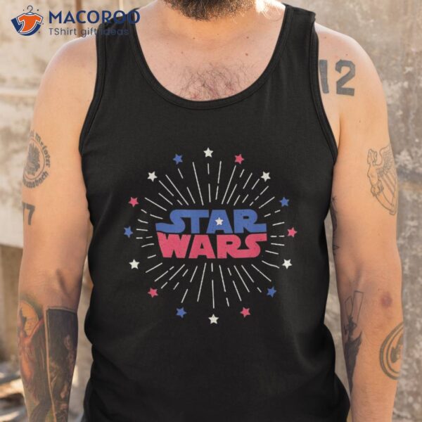 Star Wars Logo Fireworks July 4th Shirt