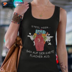 steil hier sah auf der karte flat aus hikern climbing shirt tank top 4