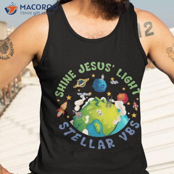 Stellar Vacation Bible School Shine Jesus’ Light Christian Shirt