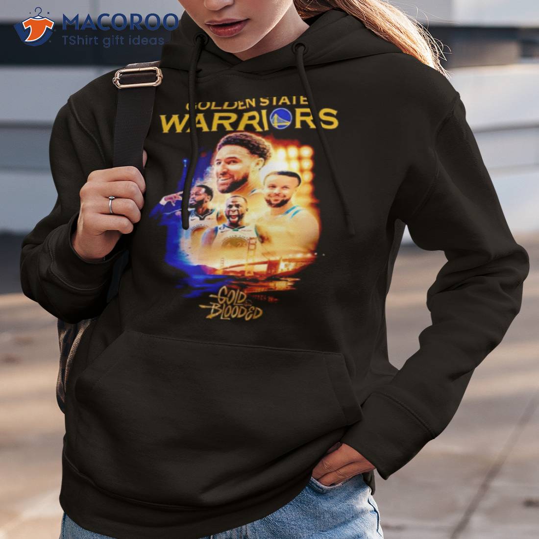 Klay Thompson Gold Blooded Golden State Warriors basketball 2023 T