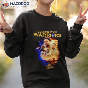 stephen curry and klay thompson and draymond green golden state warriors gold blooded shirt sweatshirt 2