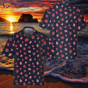 Strawberry Slice Hawaiian Shirt, Shirt For And , Print