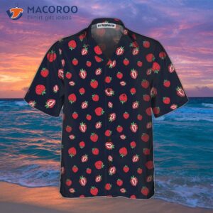 strawberry slice hawaiian shirt shirt for and print 2