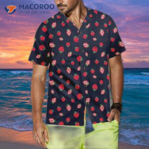 strawberry slice hawaiian shirt shirt for and print 3