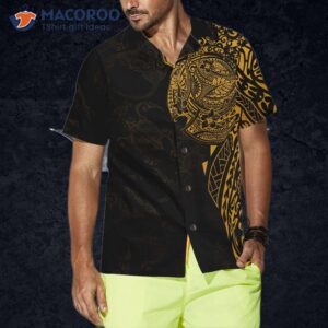 strong and cool polynesian pattern v2 hawaiian shirt 2
