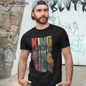 Strong Black King T Shirt African American Tee Natural Afro