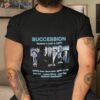 Succession Season 4 Cast & Crew Nicholas Braun Kieran Culkin Sarah Snook Shirt