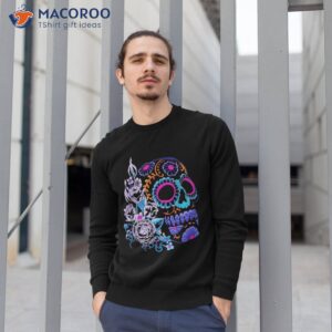 sugar skull flowers day of the dead dia muertos gift idea shirt sweatshirt 1